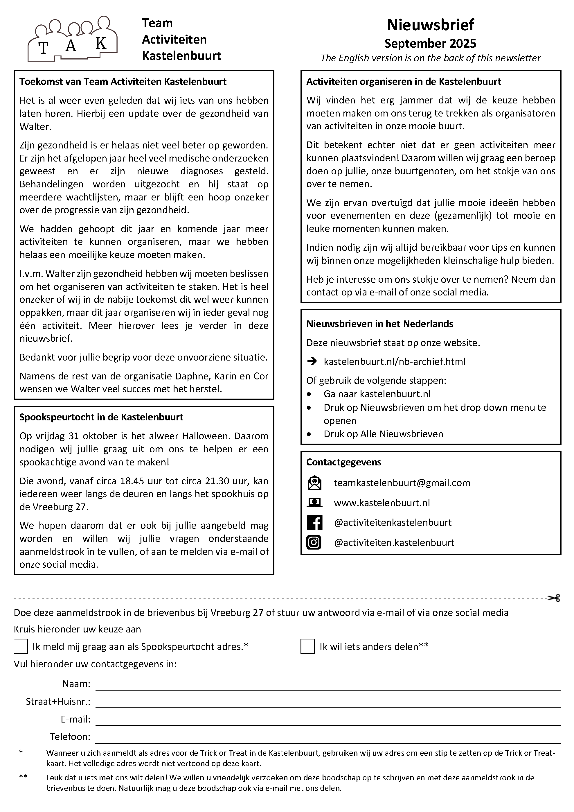 Nieuwsbrief september 2024